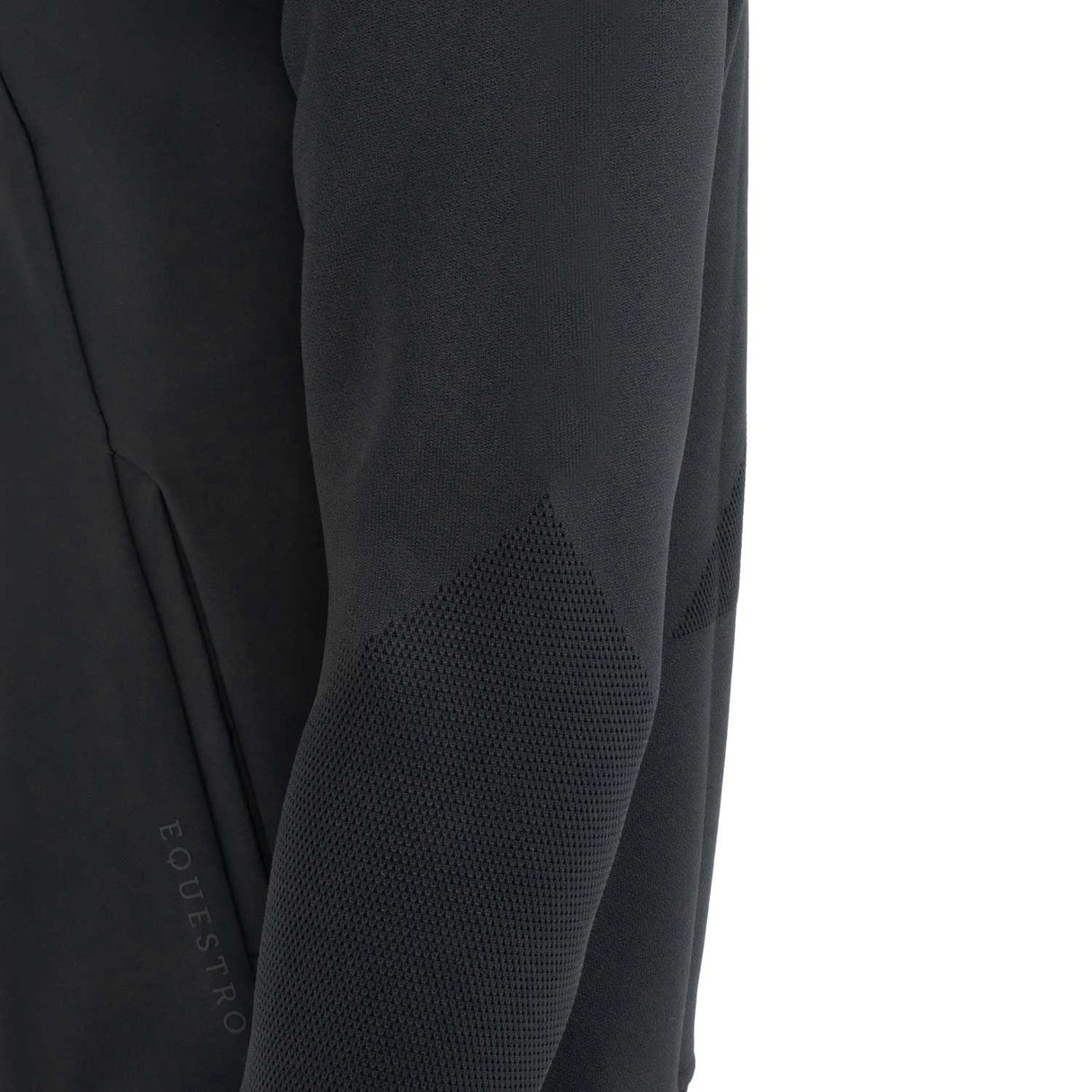 Men's technical sweatshirt with hood and micro-mesh inserts