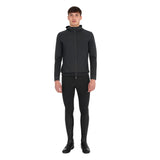 Men's technical sweatshirt with hood and micro-mesh inserts