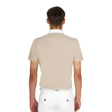 Men's slim fit half-sleeved competition polo shirt