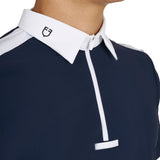 Men's slim fit half-sleeved competition polo shirt