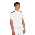 Men's slim fit half-sleeved competition polo shirt