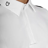Men's slim fit half-sleeved competition polo shirt
