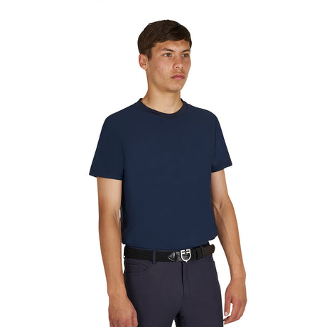 Men's training T-shirt in technical fabric with micro-holes