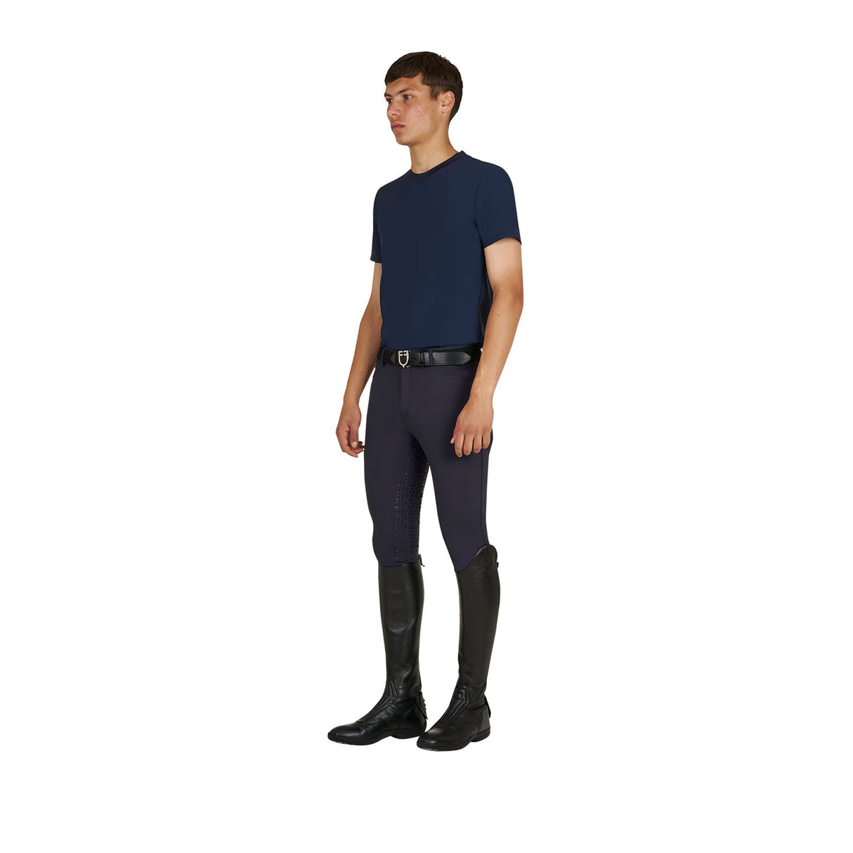 Men's training T-shirt in technical fabric with micro-holes