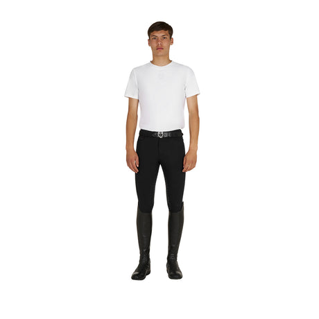 Men's training T-shirt in technical fabric with micro-holes