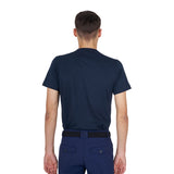 Men's basic T-shirt with glossy logo