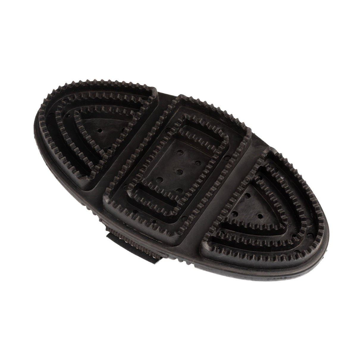 Flexible rubber curry comb