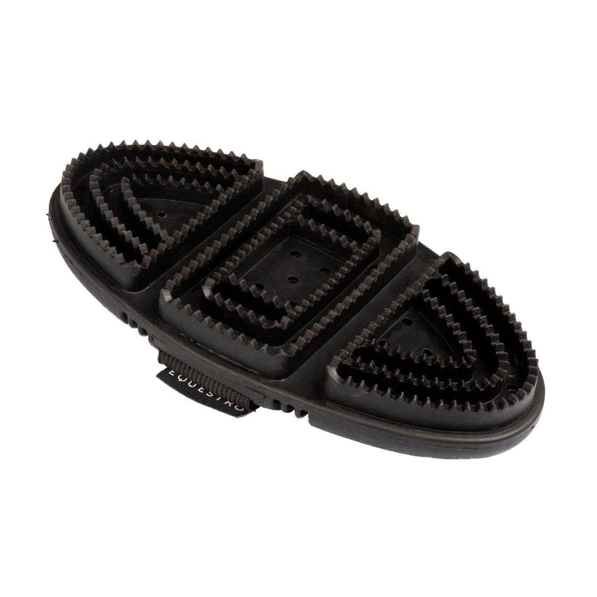 Flexible rubber curry comb