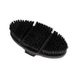 Flexible brush with short synthetic bristles