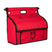 Equestro Grooming Bag With Bar #colour_burgundy