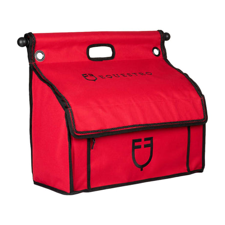 Equestro Grooming Bag With Bar #colour_burgundy