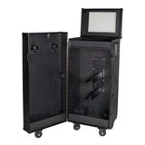 Black hardware saddle cabinet 65x62x138cm
