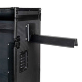 Black hardware saddle cabinet 65x62x138cm