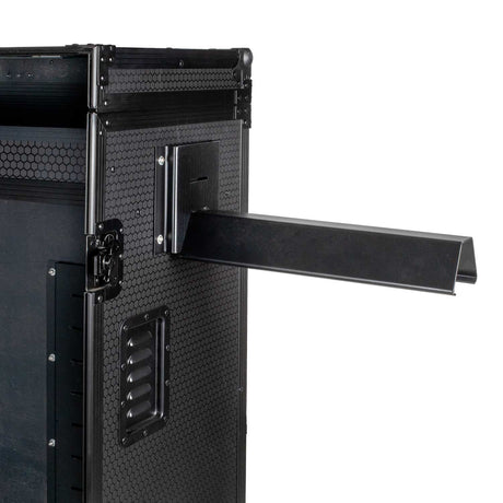 Black hardware saddle cabinet 65x62x138cm