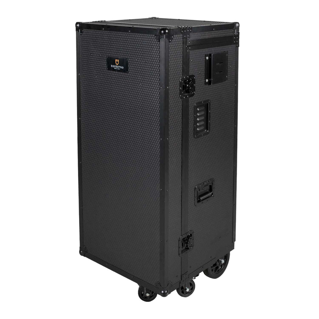 Black hardware saddle cabinet 65x62x138cm