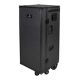 Black hardware saddle cabinet 65x62x138cm