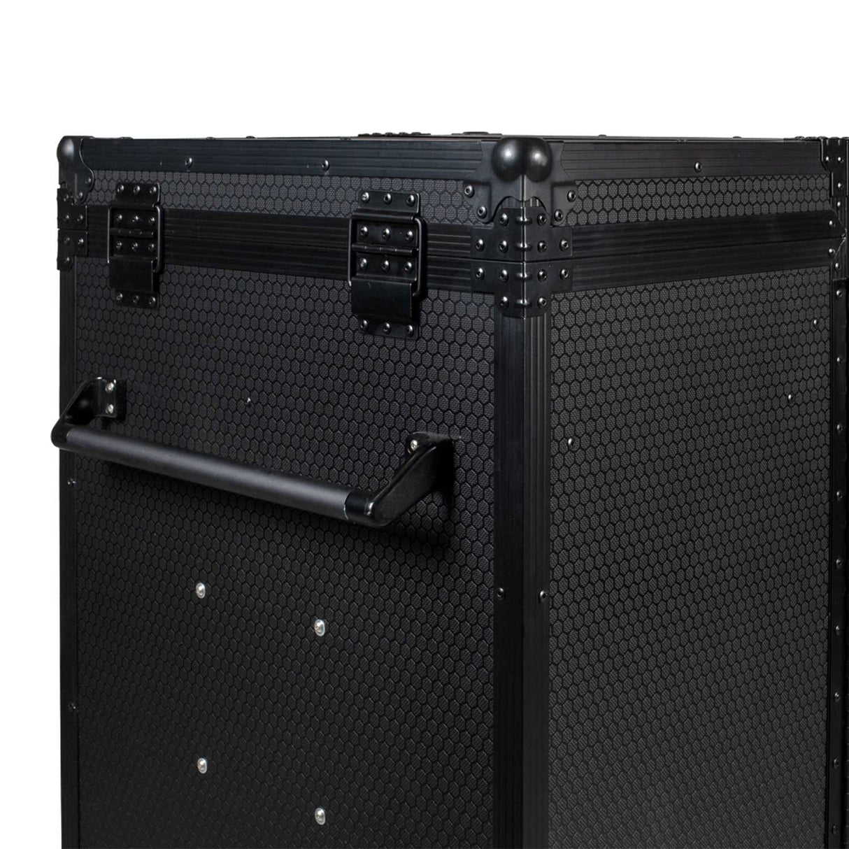 Black hardware saddle cabinet 65x62x138cm