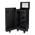 Black hardware saddle cabinet 65x62x138cm