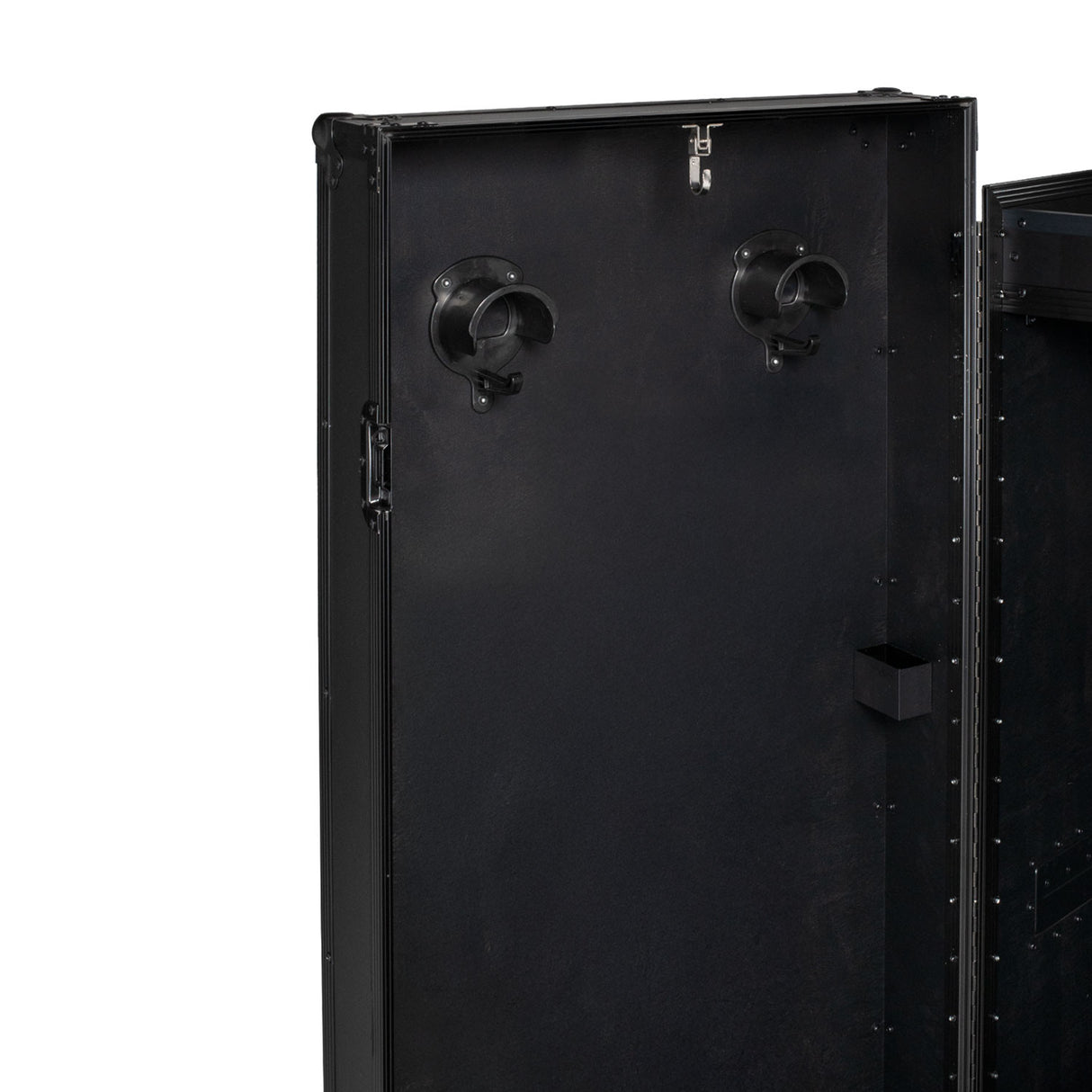 Black hardware saddle cabinet 65x62x138cm