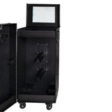 Black hardware saddle cabinet 65x62x138cm