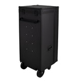 Black hardware saddle cabinet 65x62x138cm