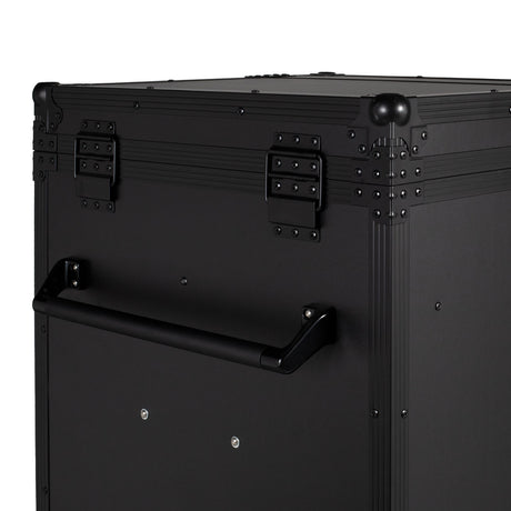Black hardware saddle cabinet 65x62x138cm