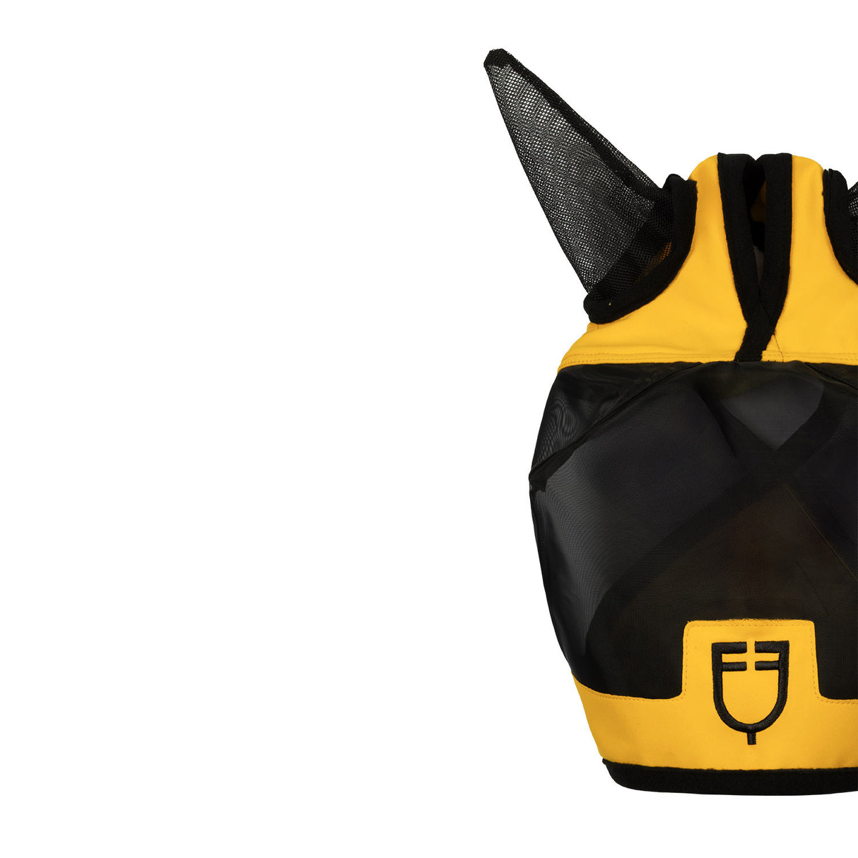 Fly mask with front logo