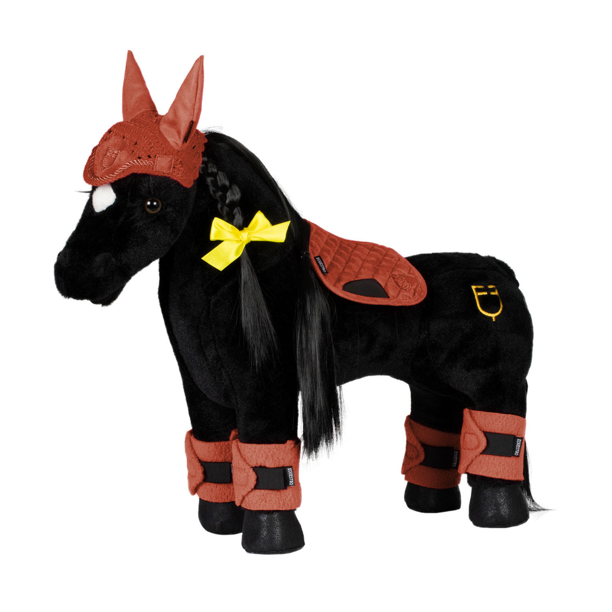 Toy horse bandages set