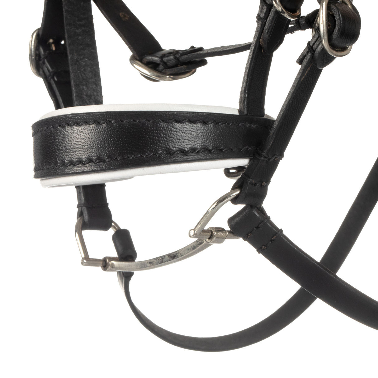Leather bridle with rhinestones for toy horse
