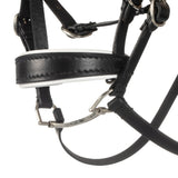 Leather bridle with rhinestones for toy horse