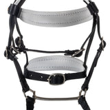 Leather bridle with rhinestones for toy horse