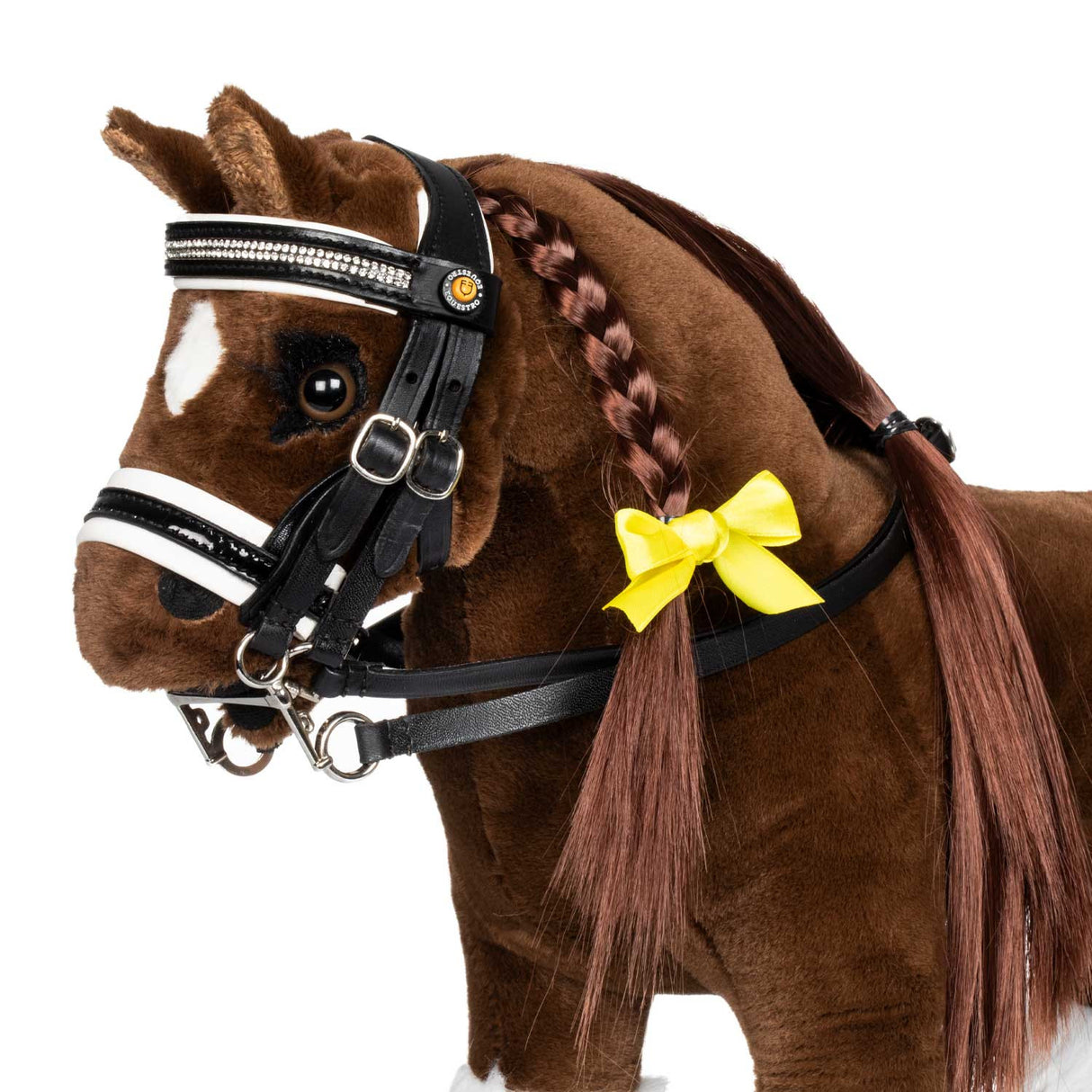 Bridle for toy horse with white padding Rock Sheet