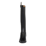 Unisex rear zip boots