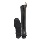 Unisex boots with laces and back zip