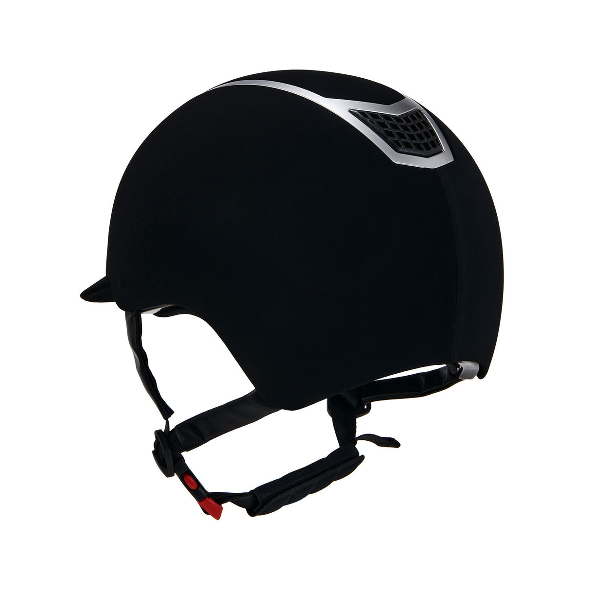 Helmet with colored velvet frame