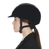 Helmet with colored velvet frame