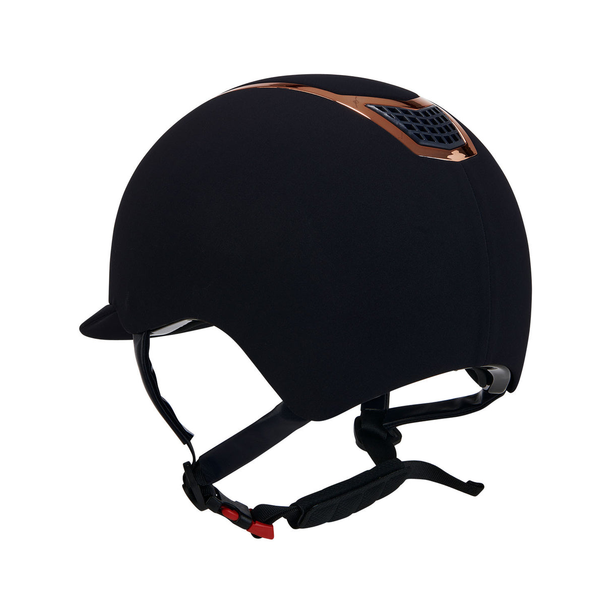 Helmet with colored velvet frame
