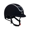 Helmet with colored velvet frame
