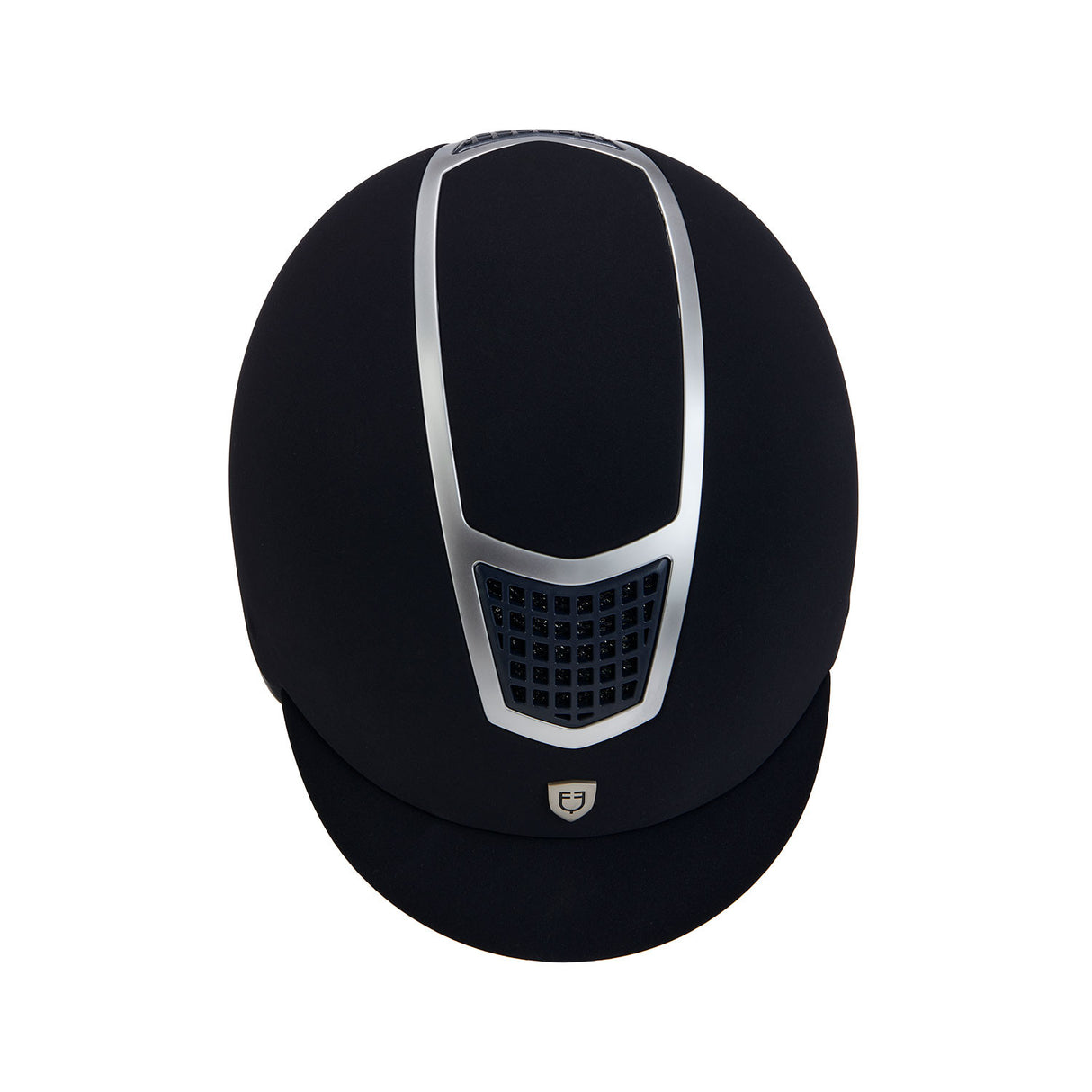 Helmet with colored velvet frame
