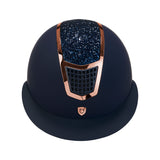 Equestro Helmet With Rhinestones And Wide Visor