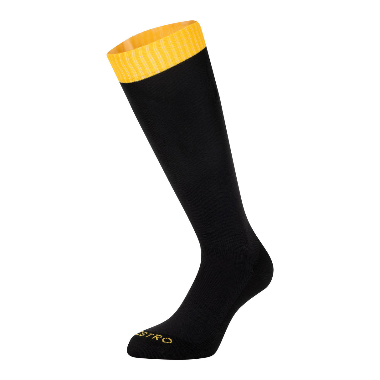 Stretch technical sock with contrasting logo