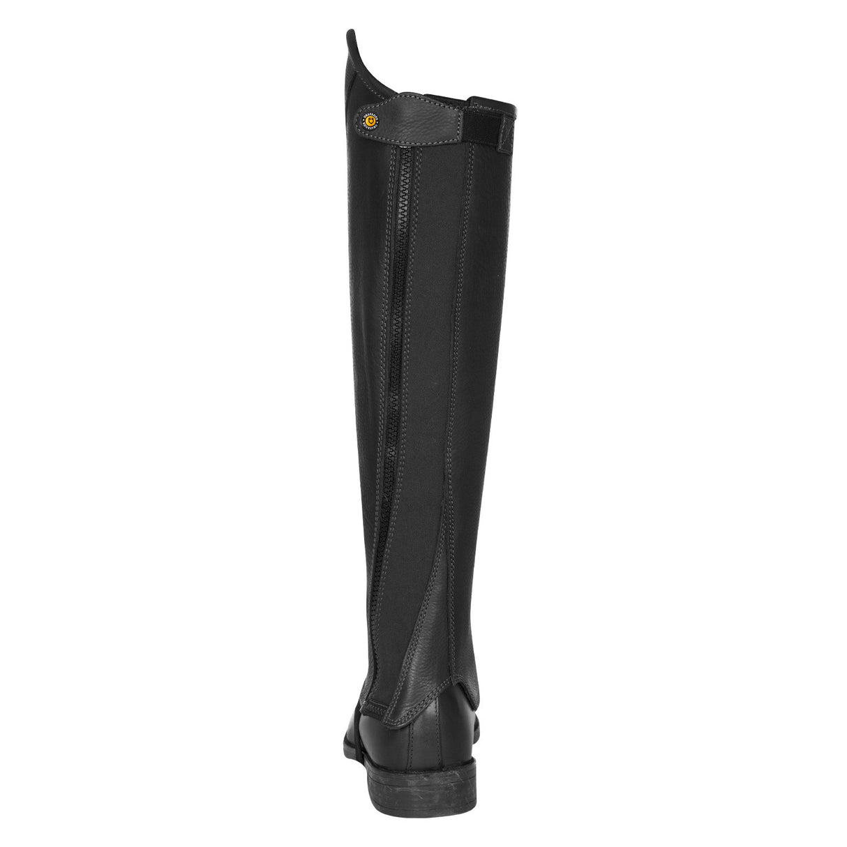 Unisex soft leather gaiters with side zip