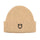Equestro Unisex Knitted Texture Wool Beanie #colour_beige