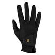 Unisex padded gloves in synthetic leather with hook-and-loop closure