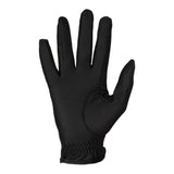 Unisex padded gloves in synthetic leather with hook-and-loop closure
