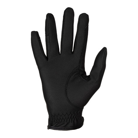 Unisex padded gloves in synthetic leather with hook-and-loop closure