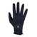 Unisex padded gloves in synthetic leather with hook-and-loop closure