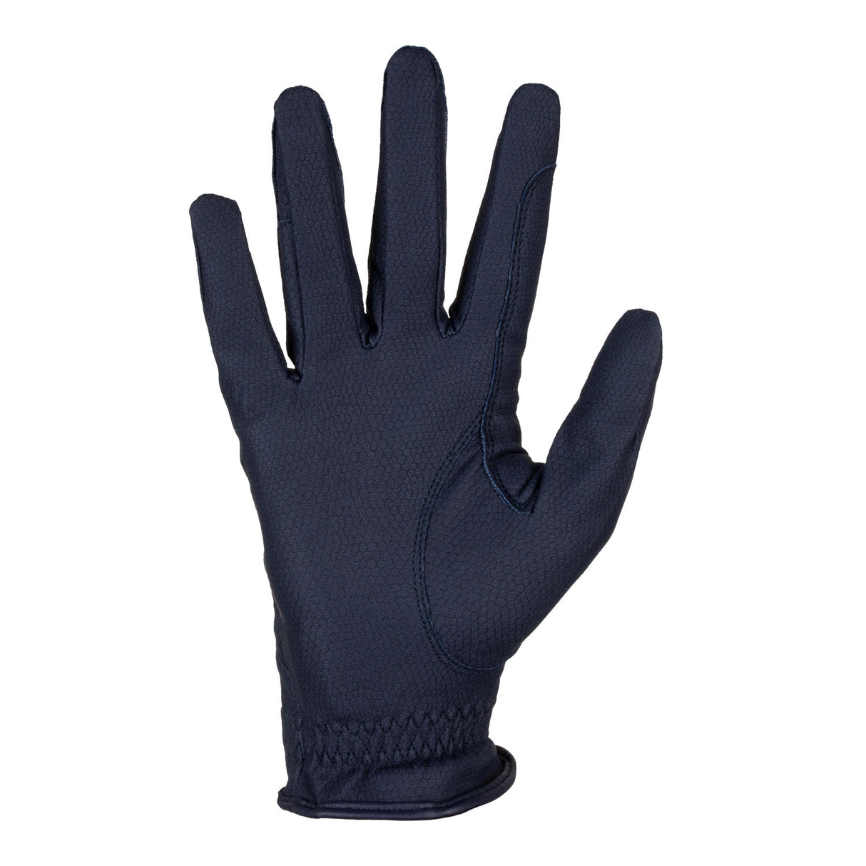 Unisex padded gloves in synthetic leather with hook-and-loop closure