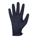 Unisex padded gloves in synthetic leather with hook-and-loop closure