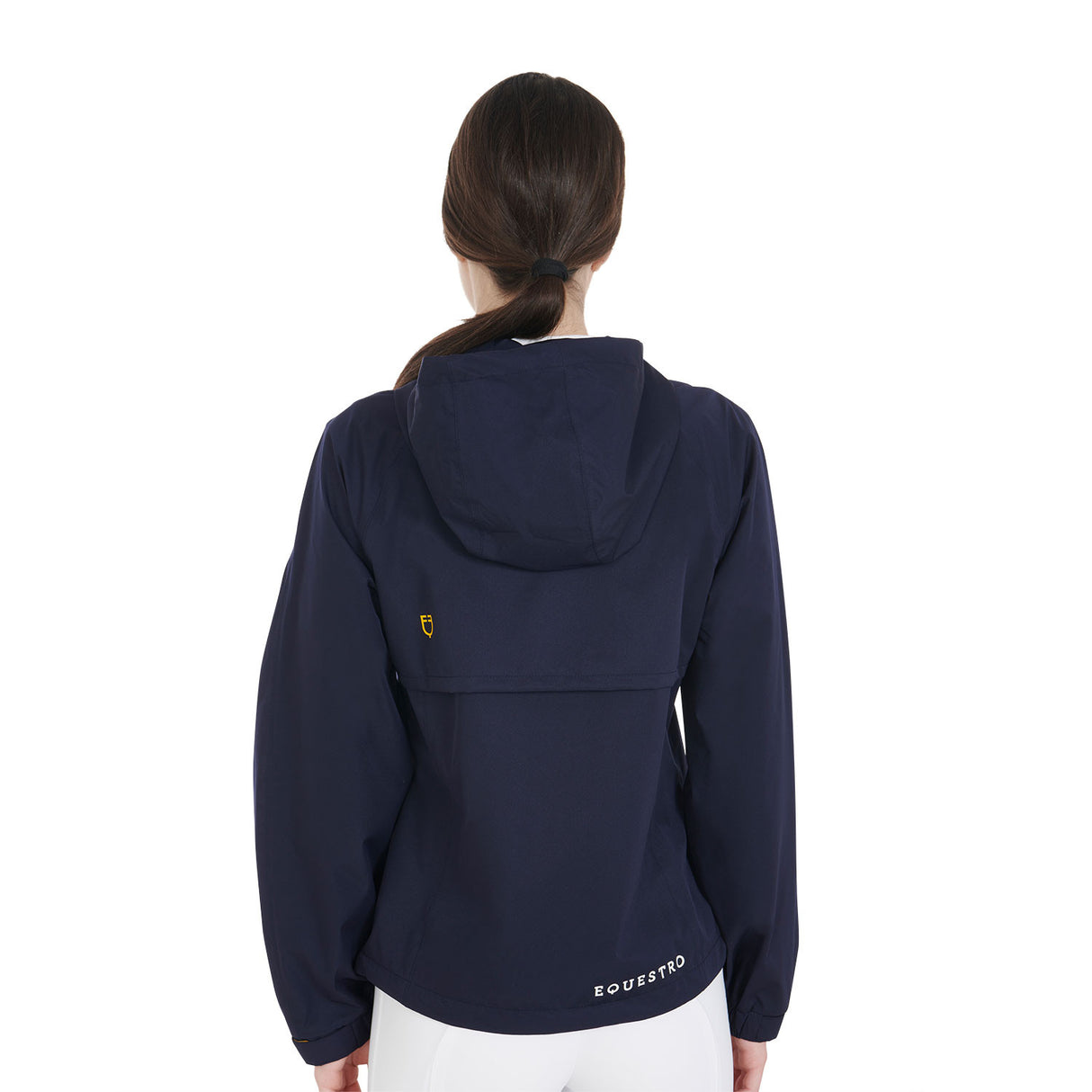 Women's three-layer technical raincoat
